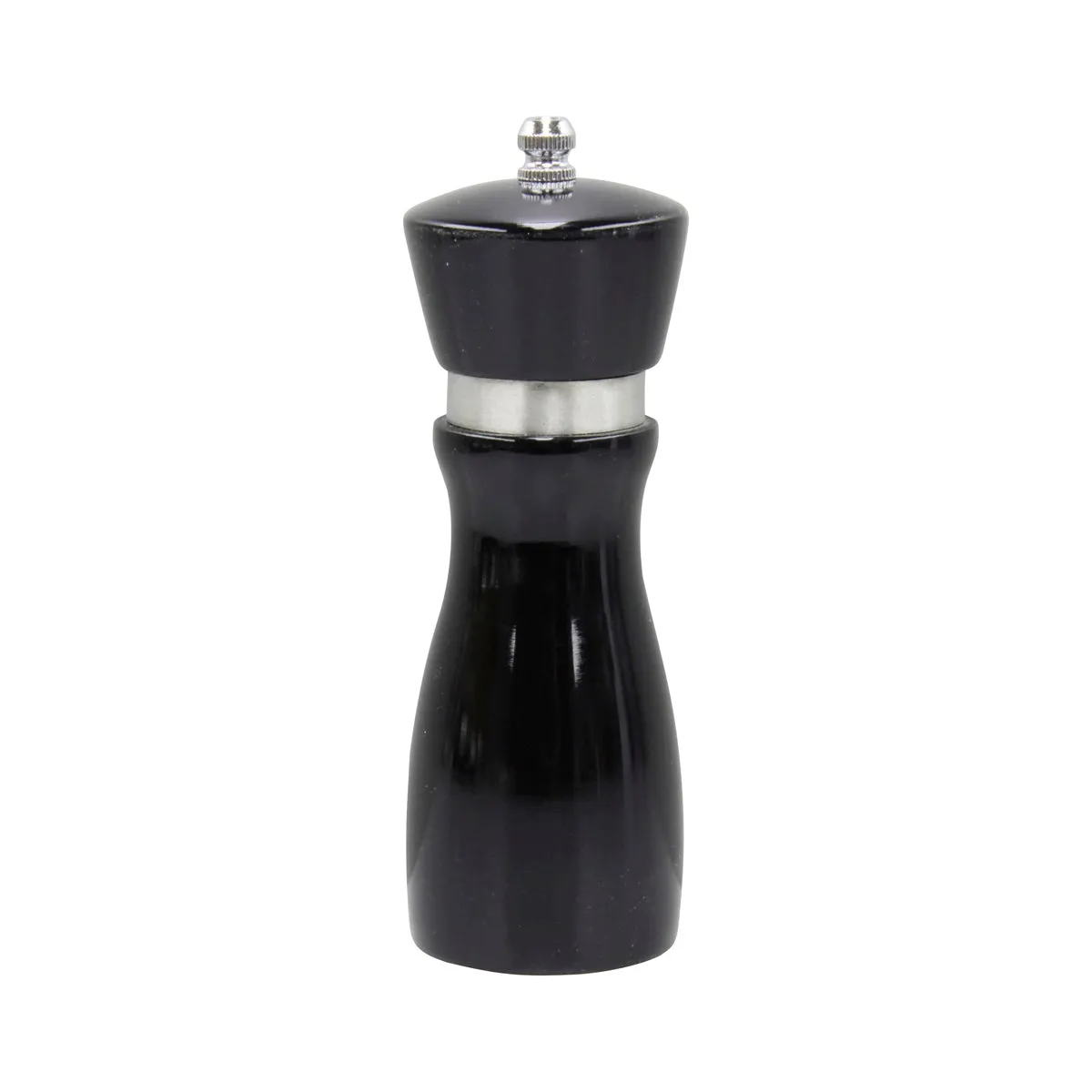 CHEF INOX MONDO MILL SALT/PEPPER WOOD CERAMIC GEAR 155mm BLK (*46290*) = 1 X EACH