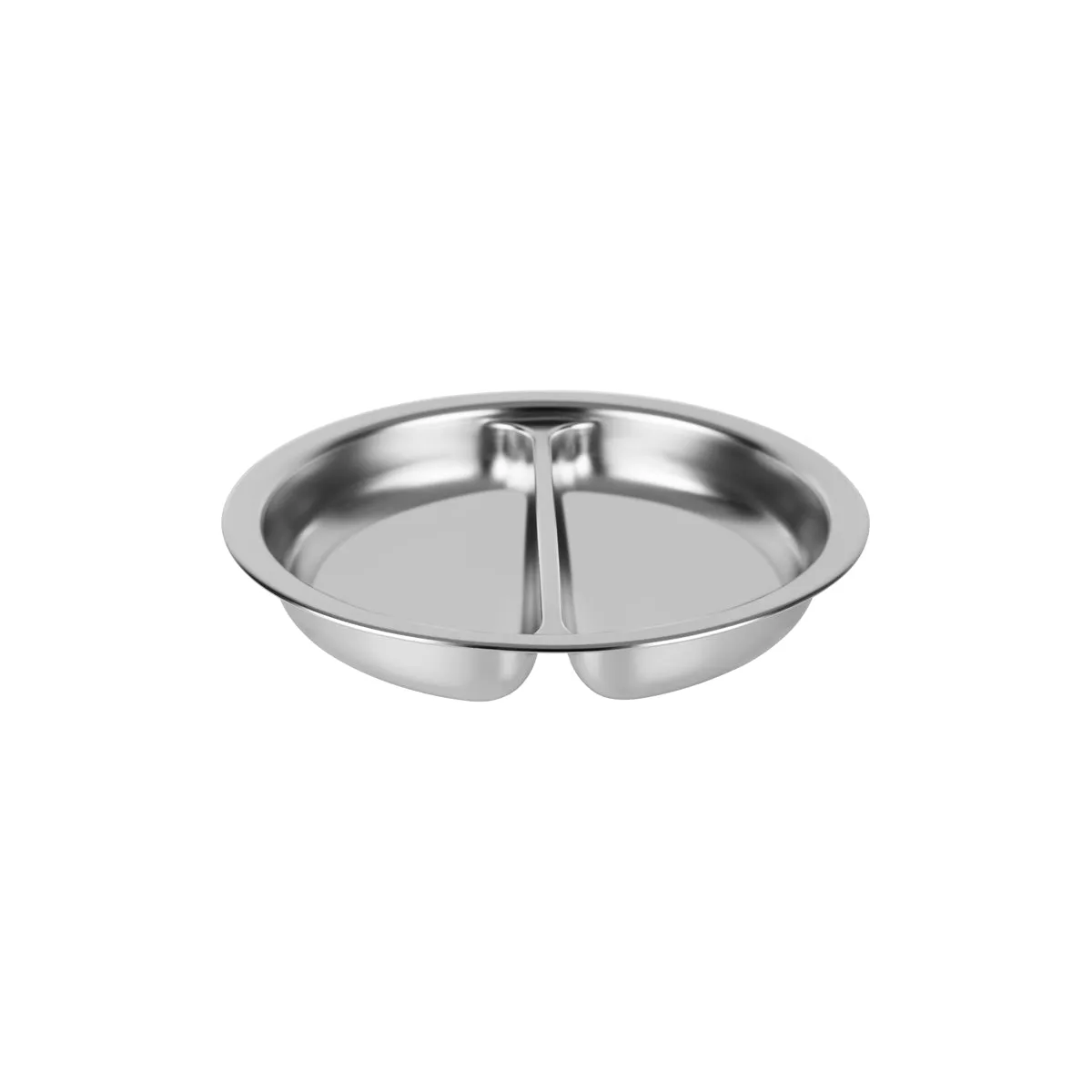 CHEF INOX ROUND DIVIDED PAN S/S 4.0lt 54925 340x65mm (*54925-D*) =  1 X EACH
