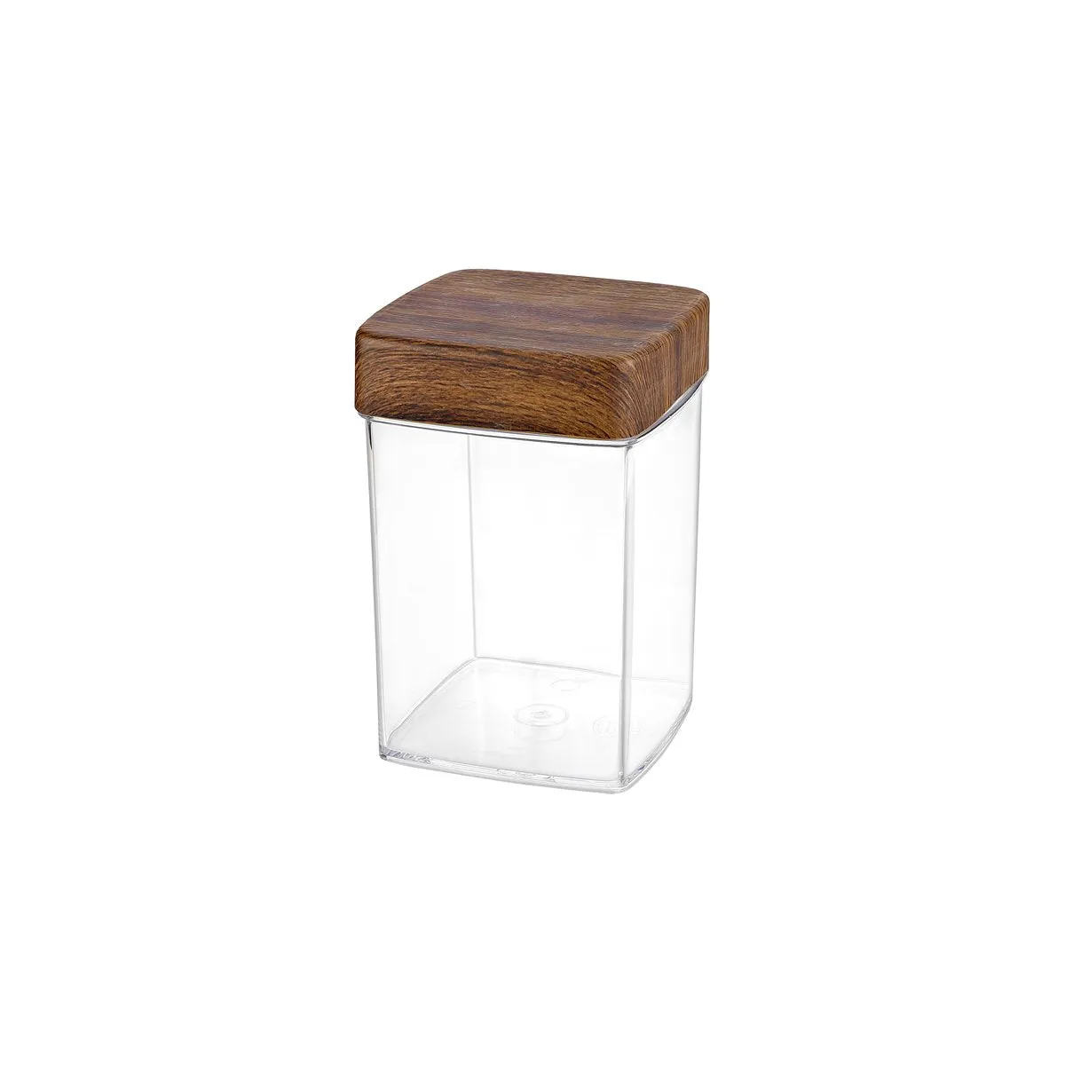 EVELIN SQUARE CANNISTER WITH LID 120x120x180mm (*EVE10819*) =  1 X EACH