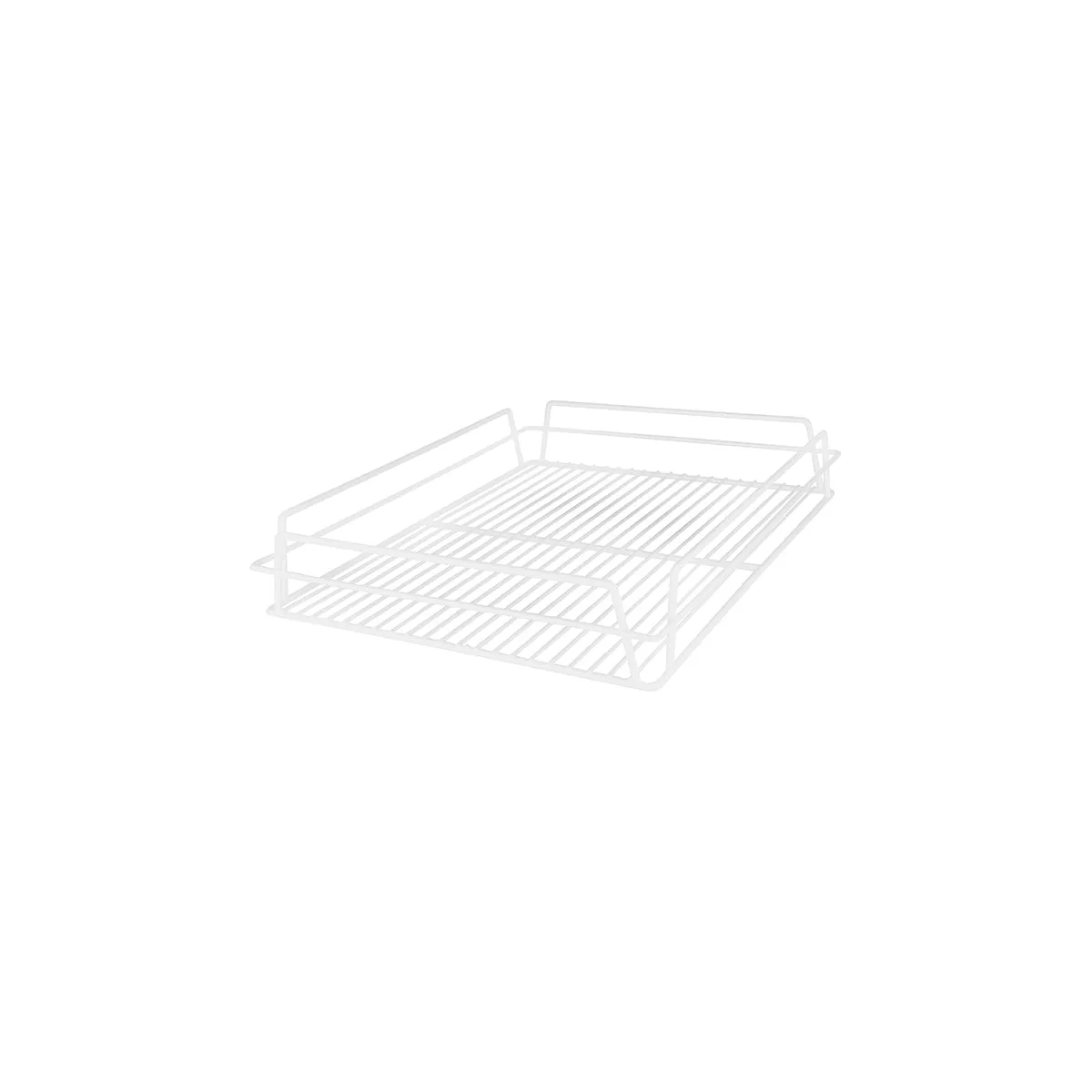CHEF INOX GLASS BASKET WHI PVC 430x355x75mm (*02800*) = PACKET OF 12 X EACHES