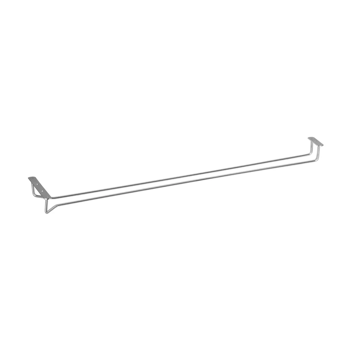 CHEF INOX GLASS HANGER CHROME PLATE 610mm (*10225*) =  1 X EACH
