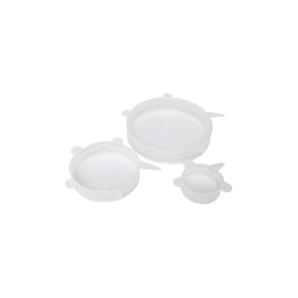 WILTSHIRE REUSEABLE SILICONE BOWL COVER 3PC SET (*WLT43843*) = PACK OF 6 X SETS