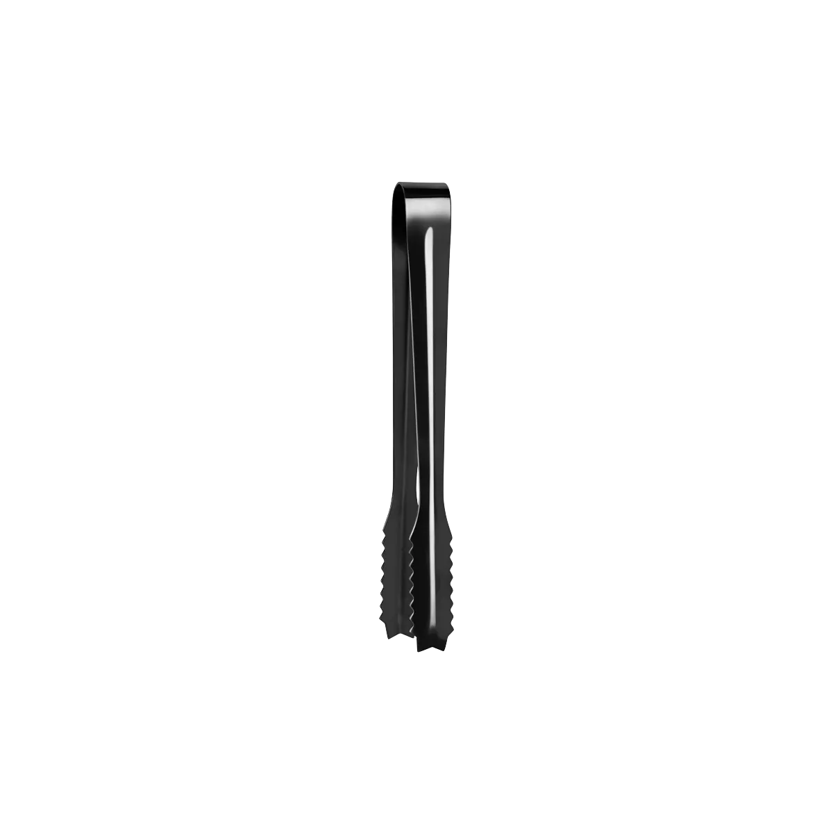 ZANZI ALLIGATOR TEETH ICE TONG GUN METAL 180x18mm (*Z0462*) =  1 X EACH