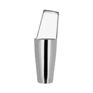 ZANZI SHAKING BOSTON COCKTAIL SHAKER BASE & GLASS S/S 700ml (*Z0151*) =  1 X EACH