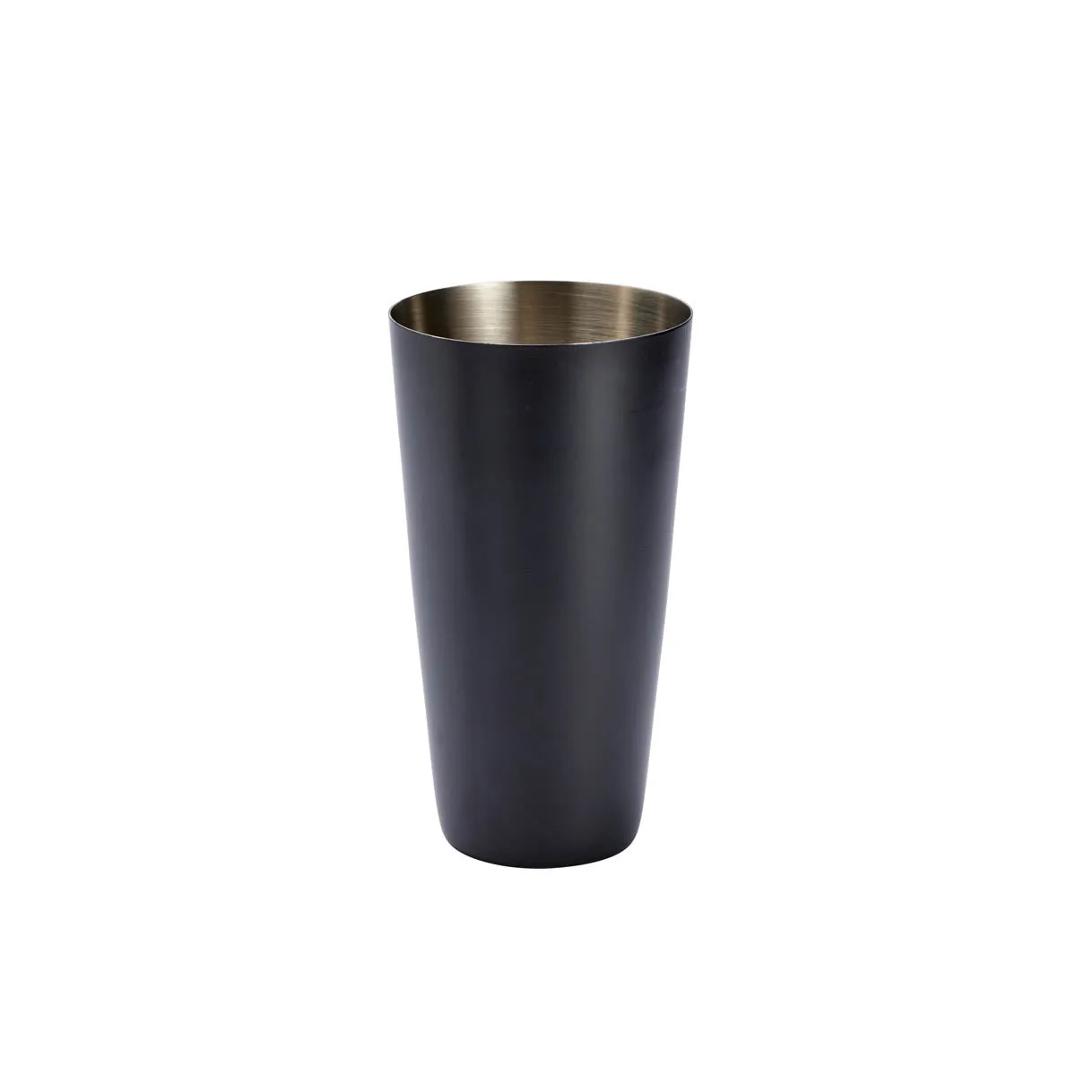 CHEF INOX BOSTON TIN S/S POWDER COATED 900ml BLACK (*77206*) = PACK OF 12 X EACHES