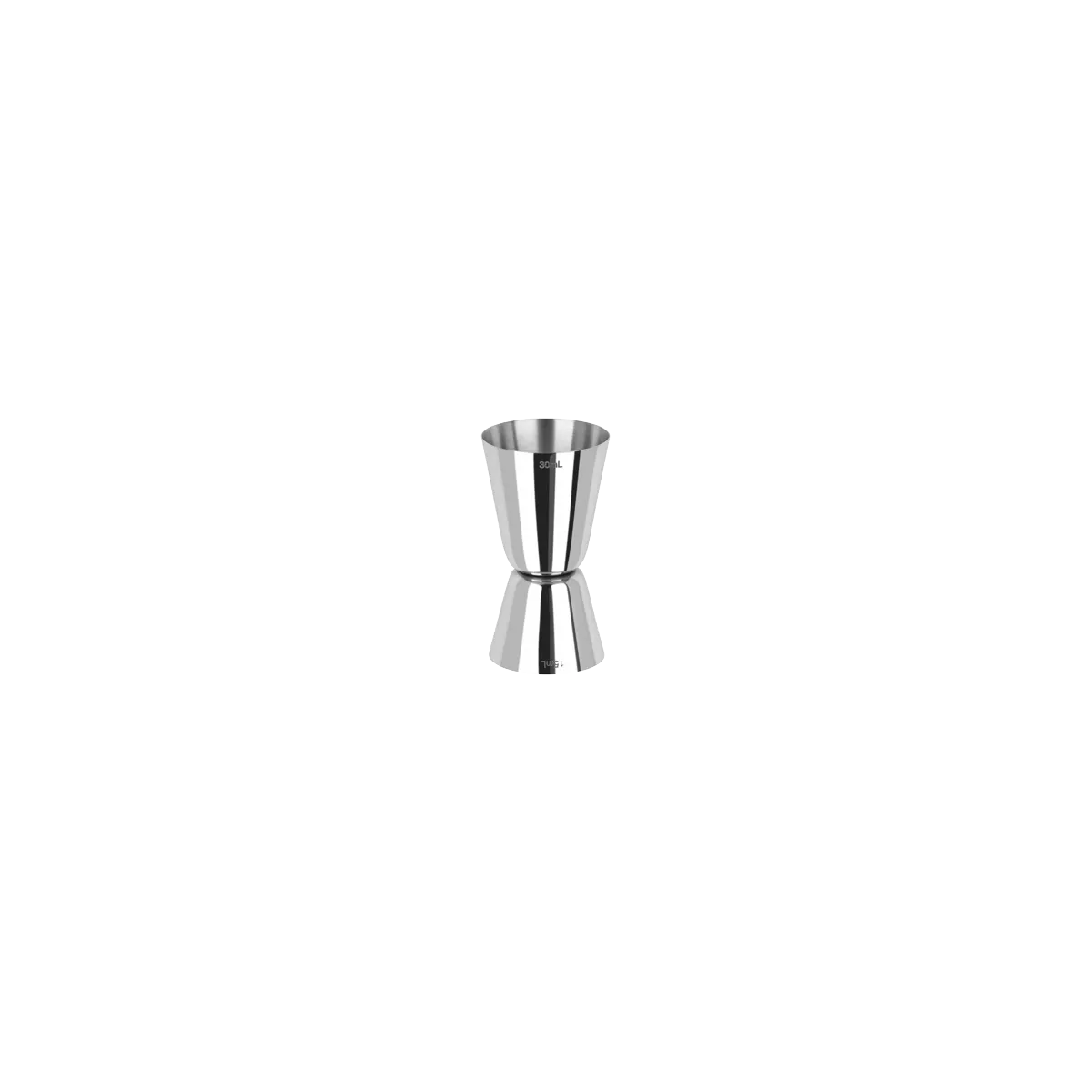 ZANZI CLASSIC STYLE JIGGER S/S 40x75mm 15/30ml (*Z0580*) =  1 X EACH