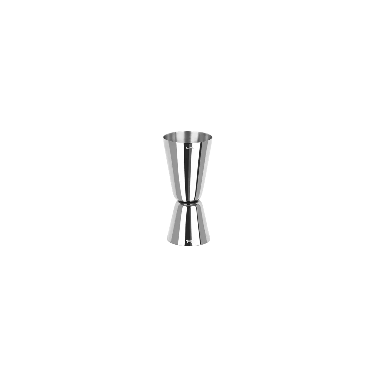 ZANZI CLASSIC STYLE JIGGER S/S 44X38X98mm 25/50ml (*Z0586*) =  1 X EACH