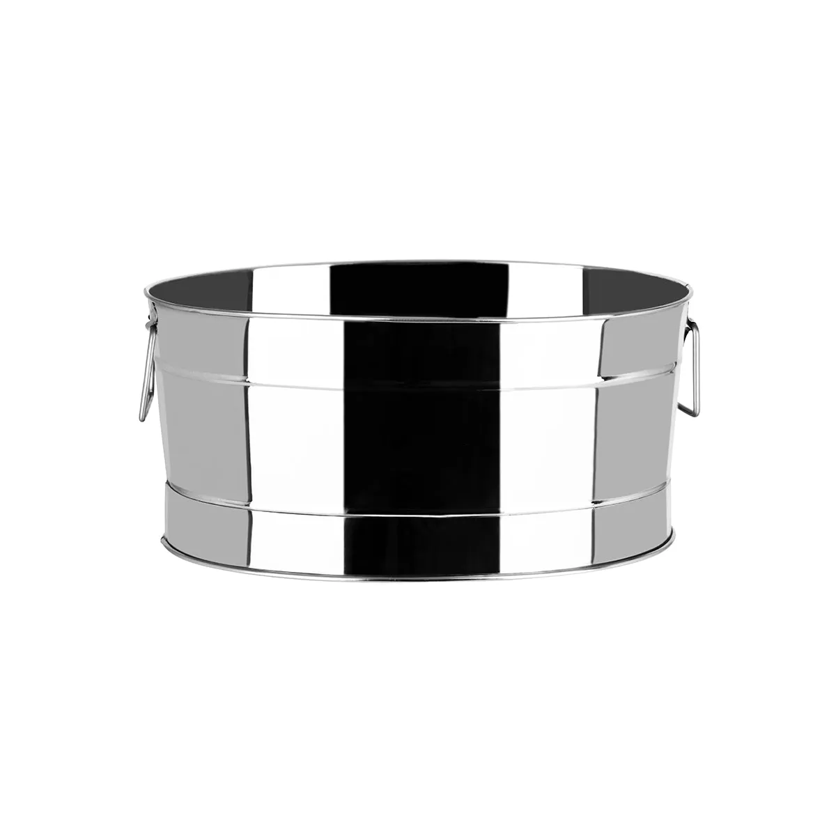CHEF INOX OVAL BEVERAGE TUB MIRROR FINISH S/S 440x300x200mm (*70370*) = 1 X EACH