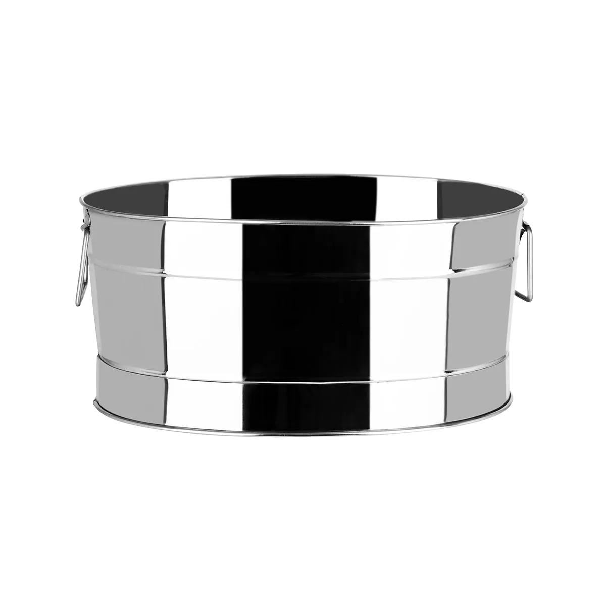 CHEF INOX OVAL BEVERAGE TUB MIRROR FINISH S/S 520x360x245mm (*70371*) = 1 X EACH