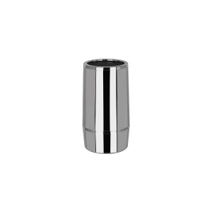 CHEF INOX WINE COOLER INSULATED ACRYLIC w/SILVER 115x230mm (*04109*) = 1 X EACH