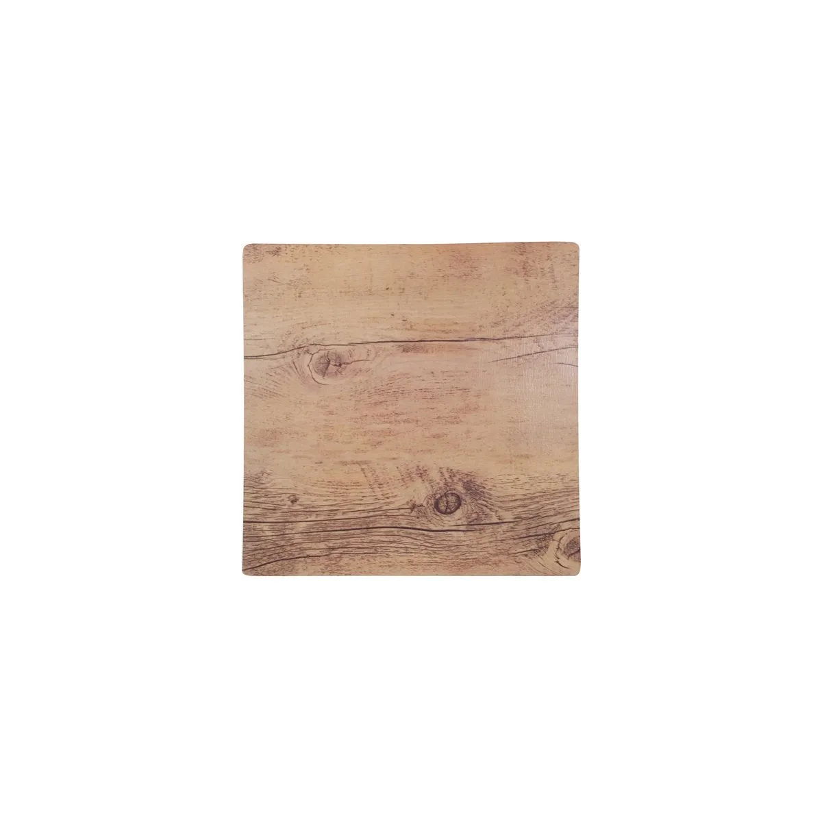 CHEF INOX SQUARE PIZZA BOARD MA 255x255mm OAK WOOD EFFECT (*46765*) = 1 X EACH
