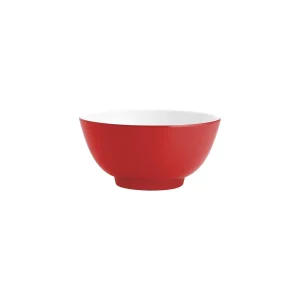 JAB GELATO-RED/WHITE CEREAL BOWL 150mm (*47502*) = PACK OF 6 X EACHES