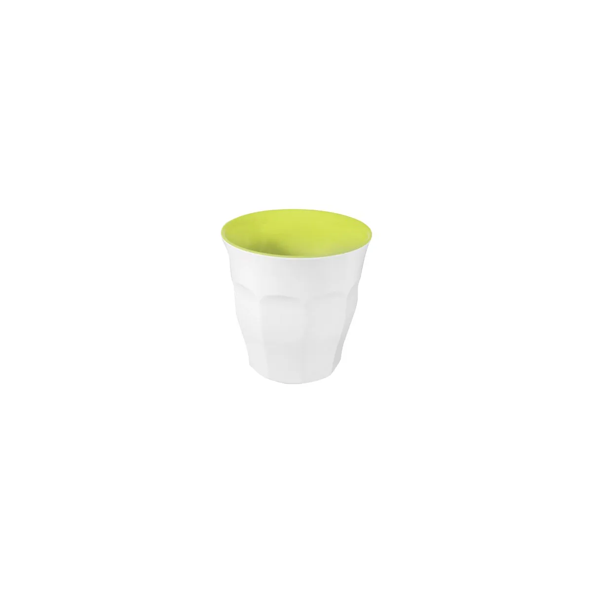JAB SORBET-APPLE/WHITE BODY ESPRESSO CUP 75mm 200ml (*48621*) = PACK OF 12 X EACHES