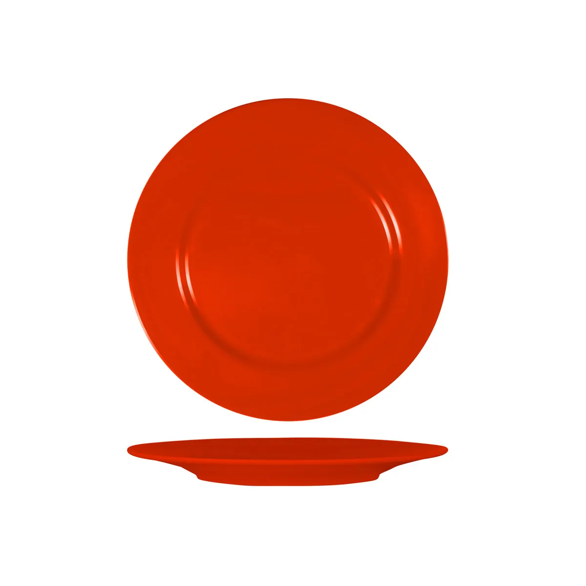 SUPERWARE RED ROUND PLATE RIM 260mm (*SUPER20503*) = PACK OF 6 X EACHES