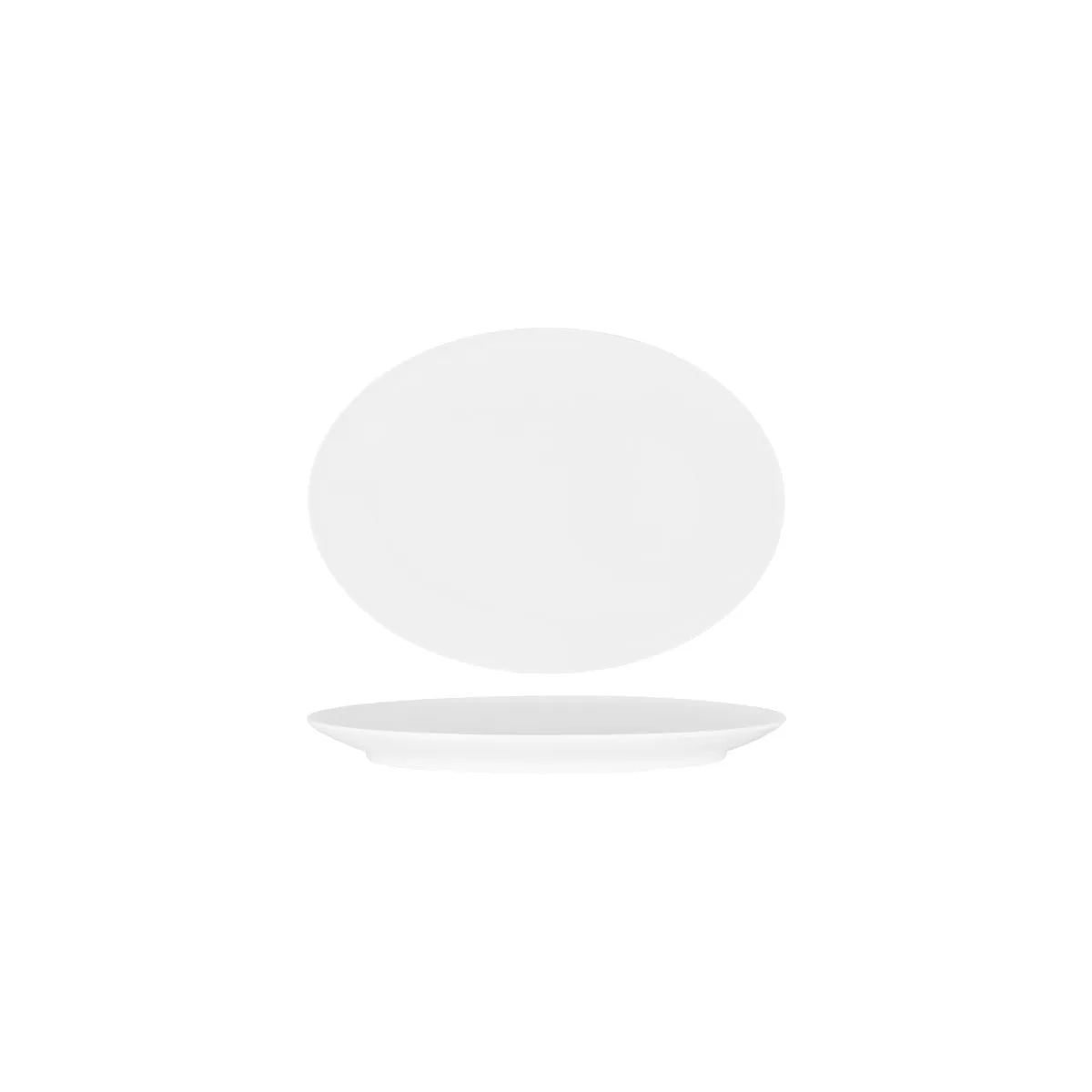 SUPERWARE OVAL PLATTER 200mm COUPE WHITE (*49650*) = PACK OF 12 X EACHES