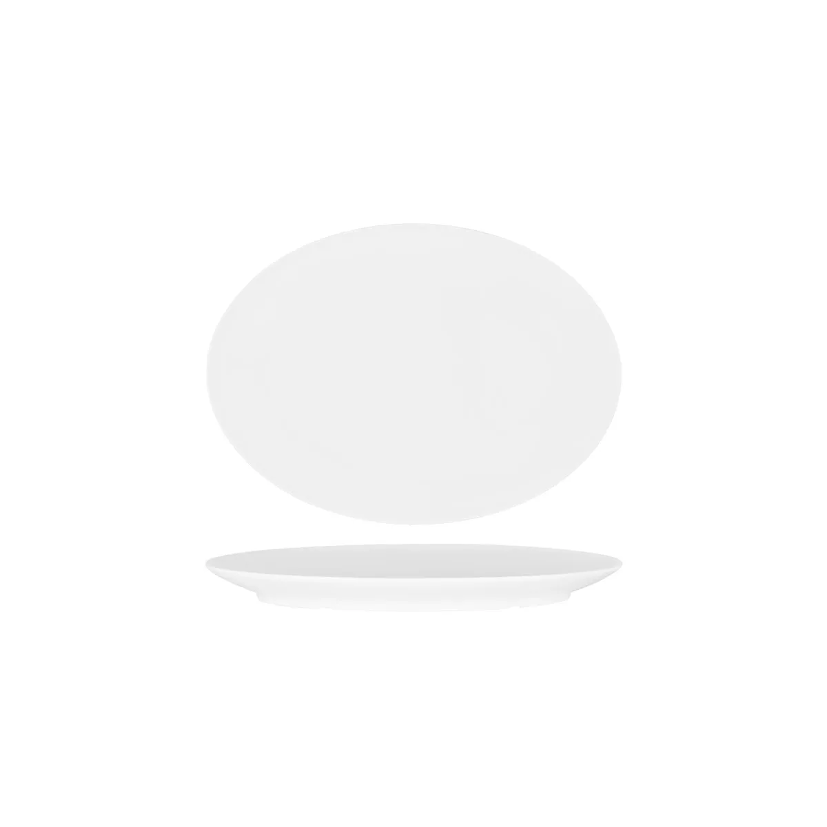 SUPERWARE OVAL PLATTER 230mm COUPE WHITE (*49652*) = PACK OF 12 X EACHES