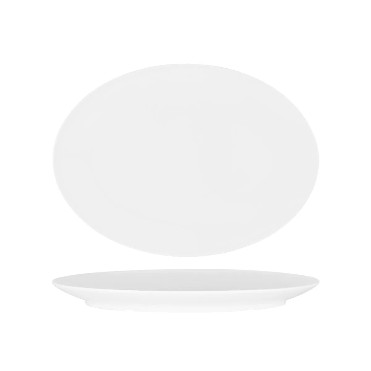SUPERWARE OVAL PLATTER 360mm COUPE WHITE (*49658*) = PACK OF 12 X EACHES