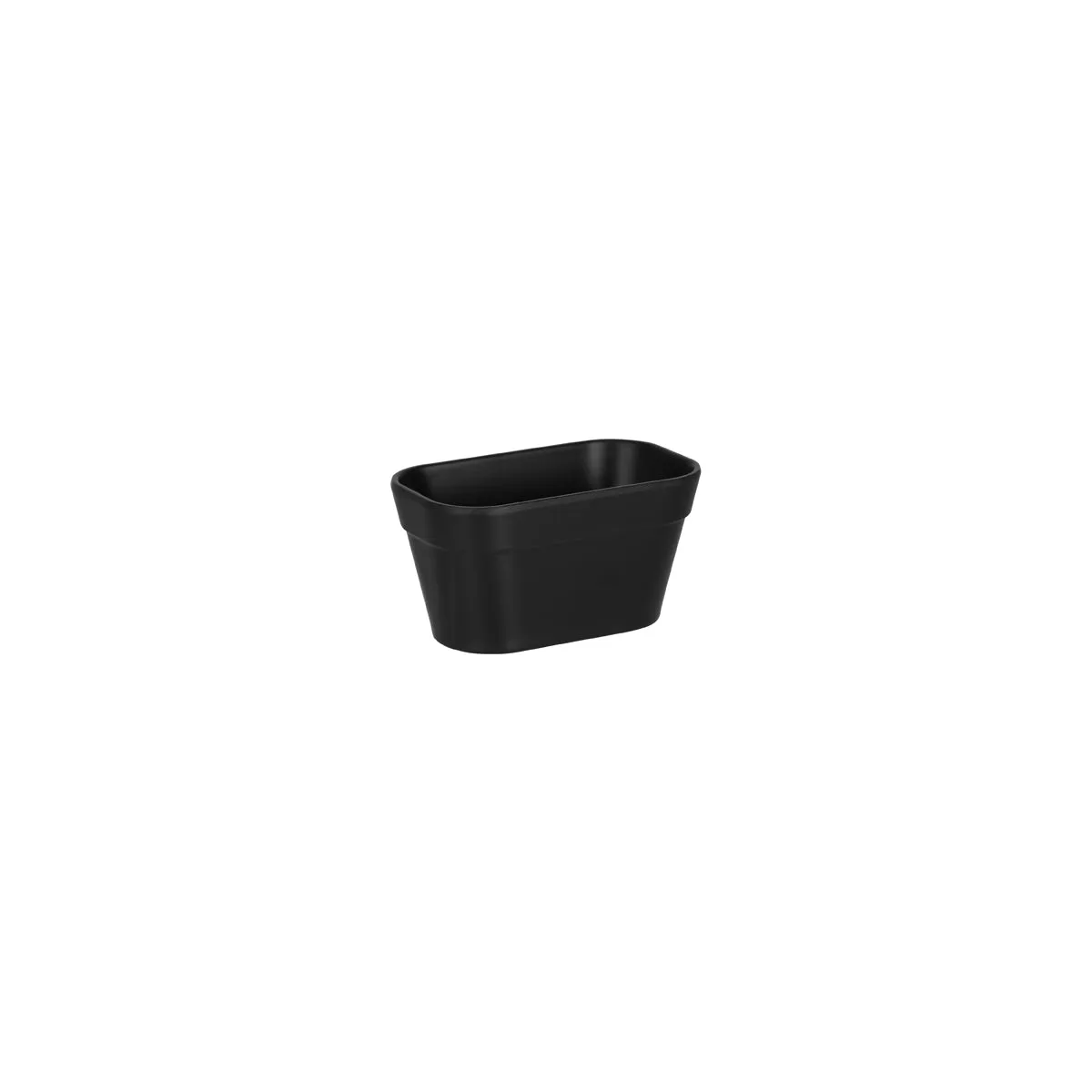 ZICCO MELAMINE SMALL INSERT BOWL SOLID BLACK 115x70x60mm (*46384*) = PACK OF 36 X EACHES