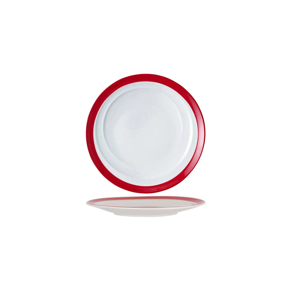 MAXADURA RESONATE-ROUND PLATE COUPE 230mm RED INNER BAND (*RPM9503RED*) = PACK OF 12 X EACHES