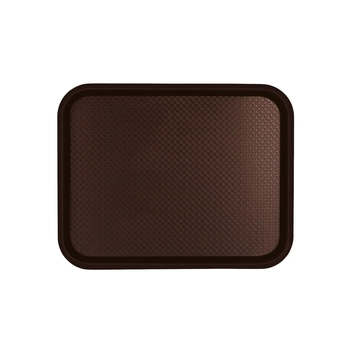CHEF INOX PLASTIC TRAY POLYPROP 450x350x23mm BROWN (*06986-BN*) = PACK OF 12 X EACHES