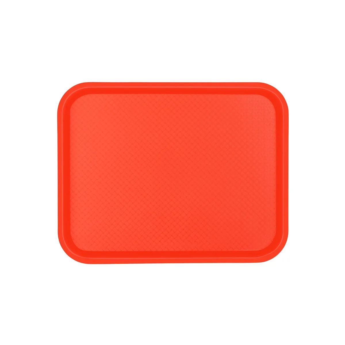 CHEF INOX PLASTIC TRAY POLYPROP 450x350x23mm RED (*06986-R*) = PACK OF 12 X EACHES