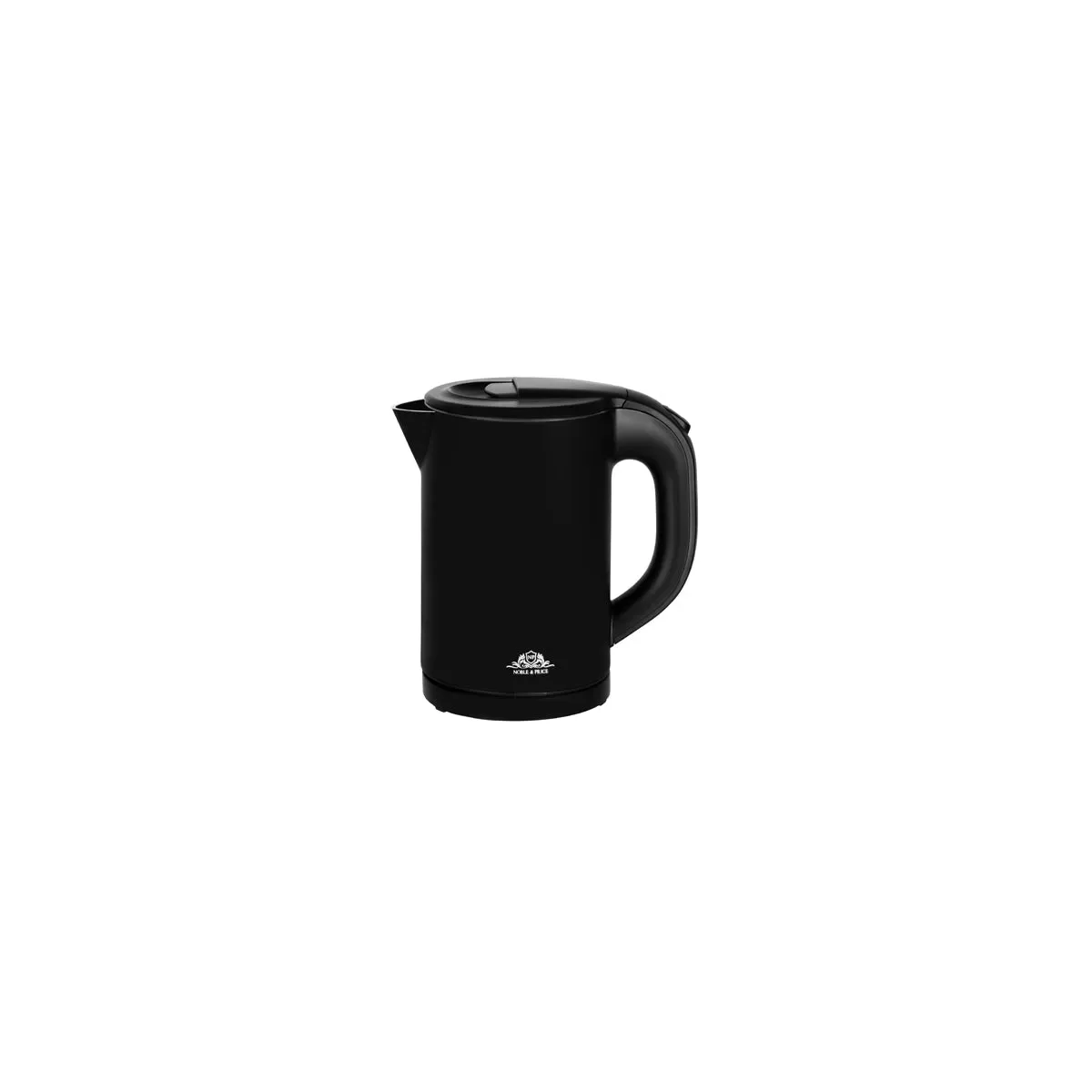 NOBLE & PRICE ELECTRIC KETTLE DBL WALL BLK 0.8lt 1000-1200W (*9000-12*) = 1 X EACH