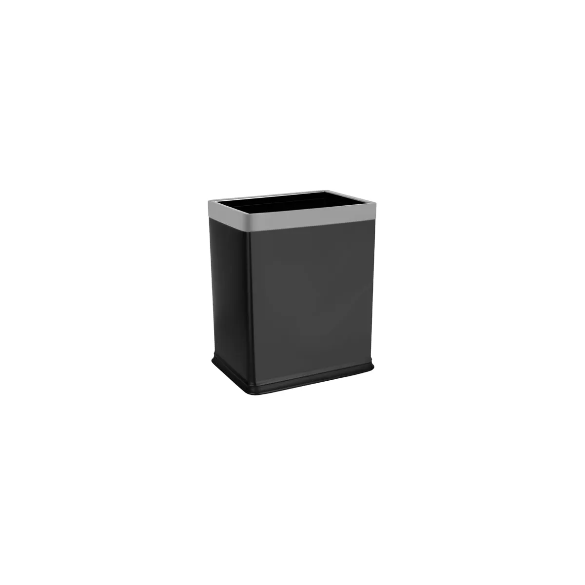 NOBLE & PRICE RECTANGUL BLK BIN w/SS TOP 8.8lt 235x175x280mm (*9000-03*) = 1 X EACH