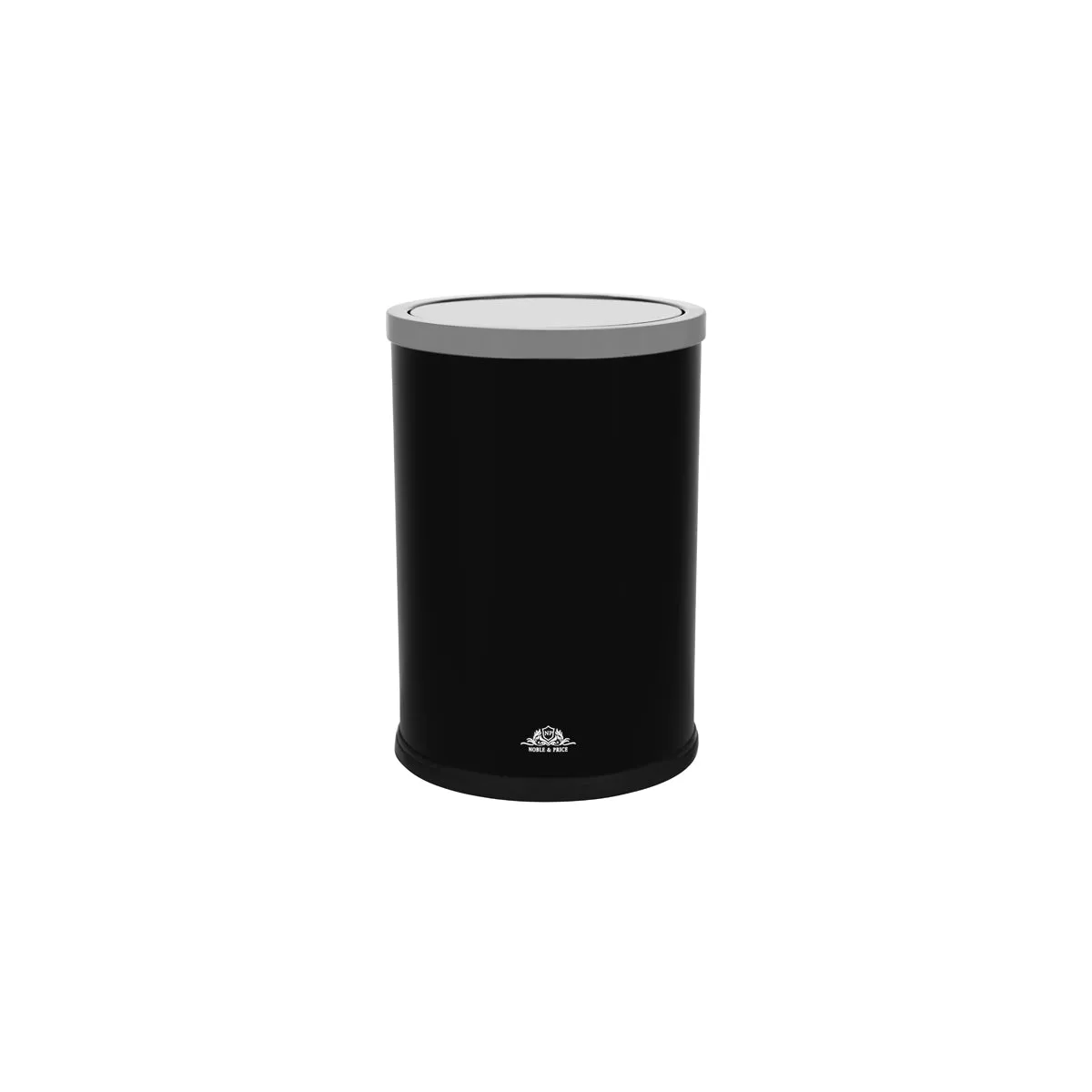 NOBLE & PRICE SWING TOP 9.0lt ROUND BIN BLACK 205x295mm (*9000-01*) = 1 X EACH