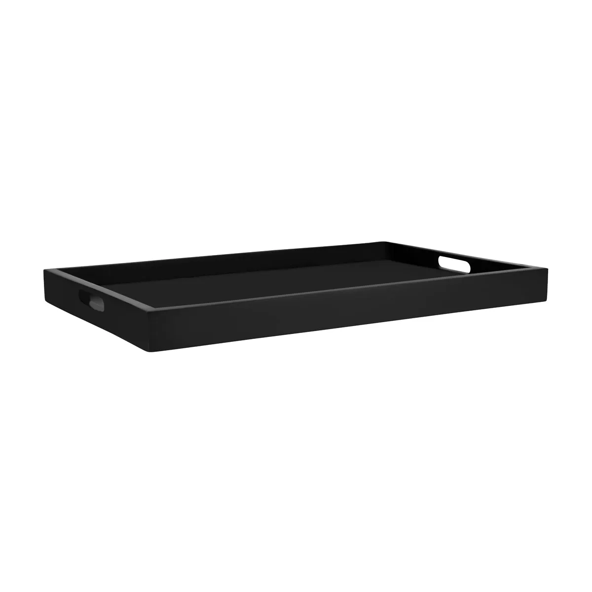 CHEF INOX TRAY ROOM SERVICE 620x400x50mm DARK MANGOWOOD (*04506*) = 1 X EACH