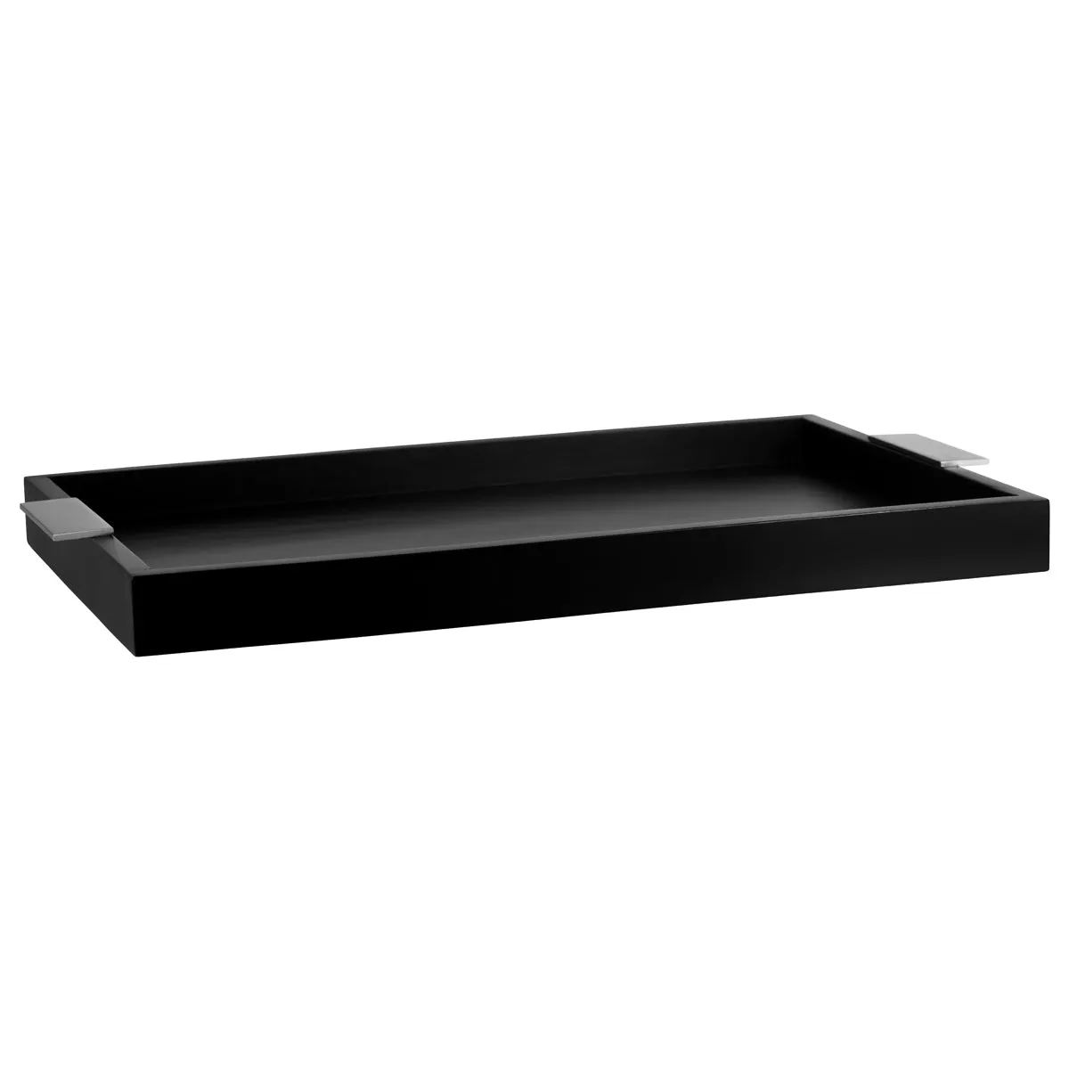 CHEF INOX TRAY RM SERVICE ALUM HDL 620x400x50mm DK MANGOWOOD (*04505*) = 1 X EACH