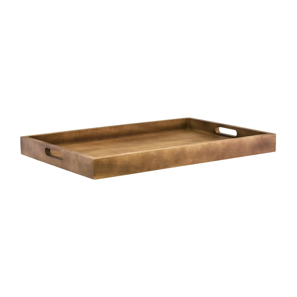 CHEF INOX TRAY ROOM SERVICE 620x400x50mm LIGHT MANGOWOOD (*04504*) = 1 X EACH