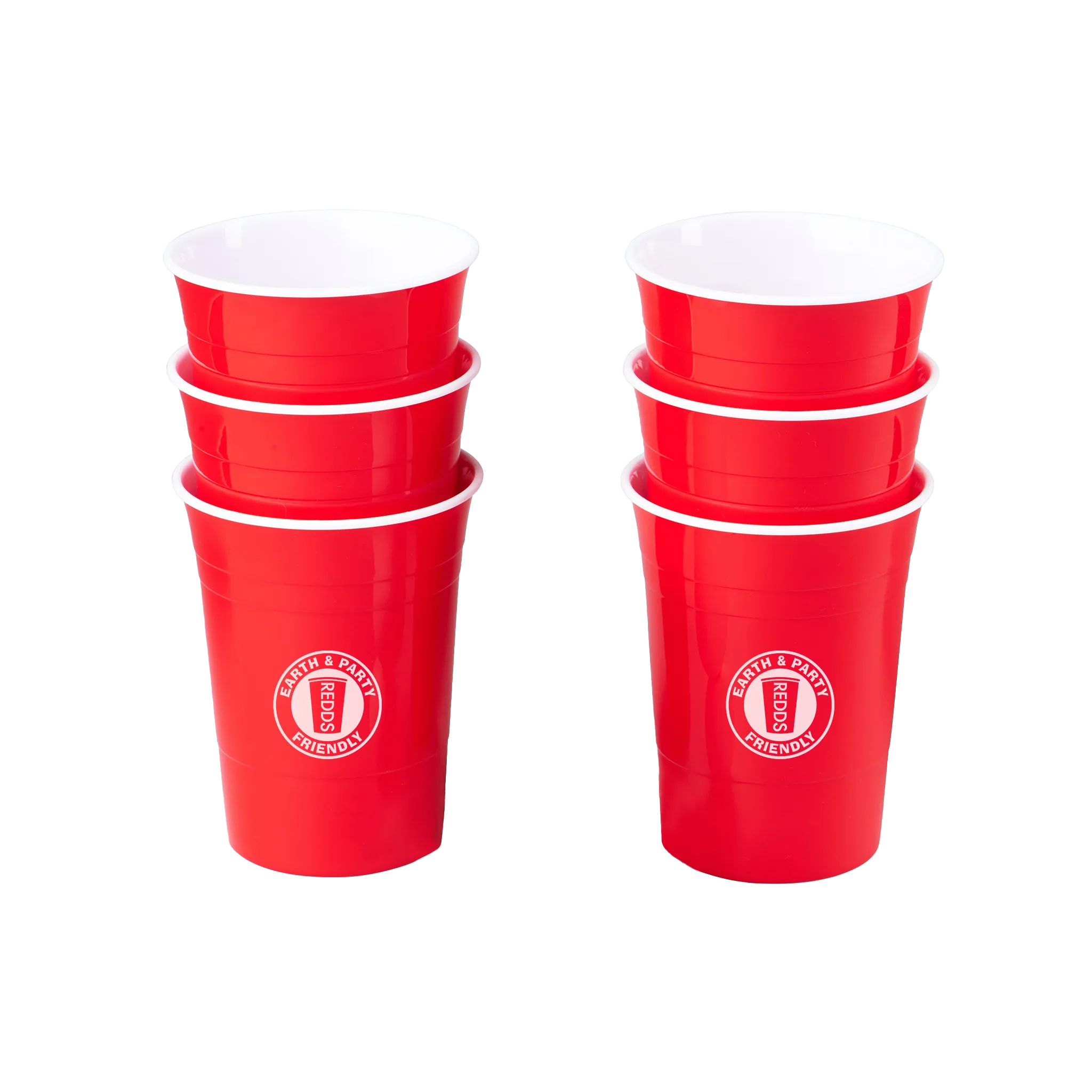 REDDS REUSABLES EDITION RED CUPS 425ml 3PK (*RC-RE425RD3-12*) = SLEEVE OF 12 X PACKETS