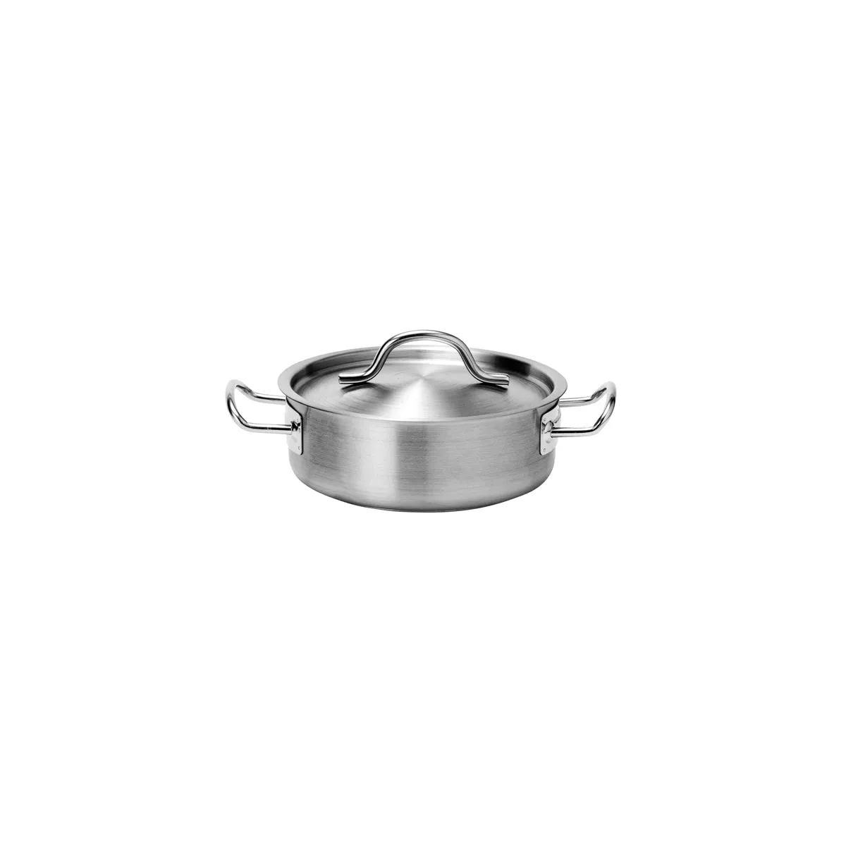 FORCE LOW CASSEROLE w/LID 180x65mm SSTRI-PLY 1.6lt (*73582*) = 1 X EACH