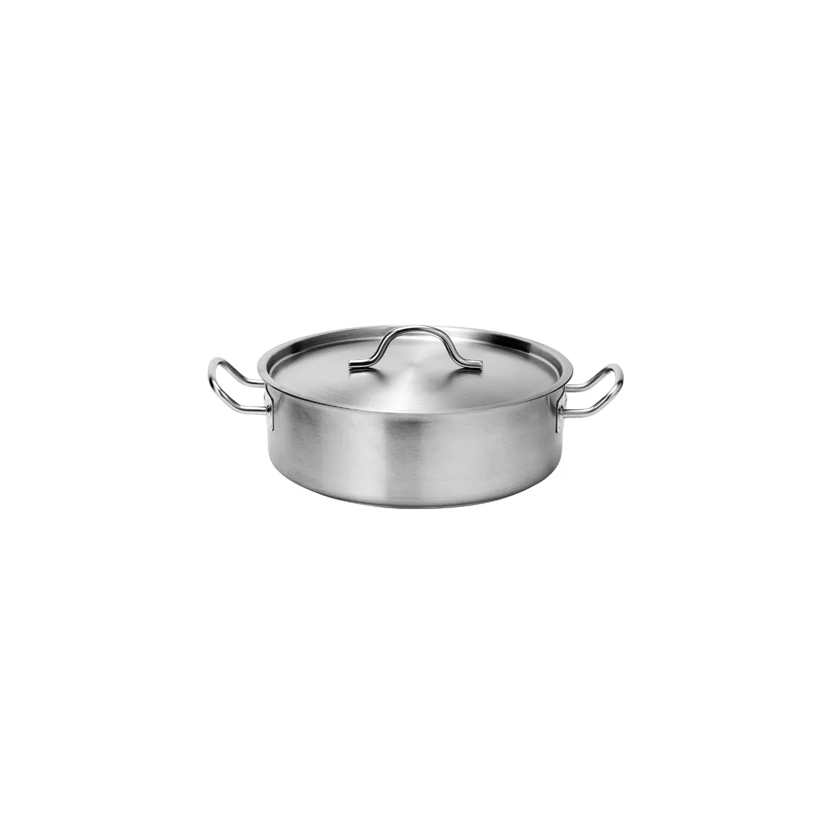 FORCE LOW CASSEROLE w/LID 260x85mm SSTRI-PLY 4.5lt (*73585*) = 1 X EACH