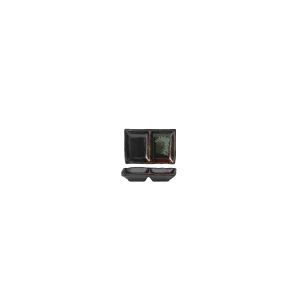 TABLEKRAFT FUSION 2-COMPARTMENT DIP DISH 133x91x22mm PATINA (*902236*) = PACK OF 6 X EACHES