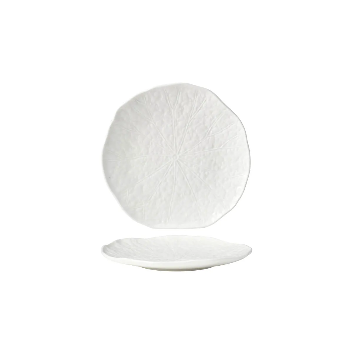 TABLEKRAFT FUSION LOTUS COUPE PLATE 203mm WHITE (*902100*) = PACK OF 6 X EACHES