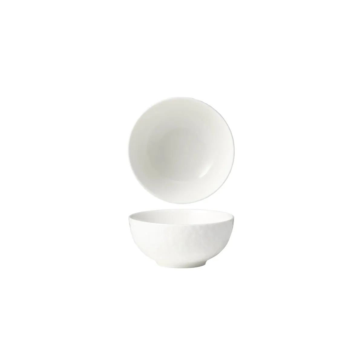 TABLEKRAFT FUSION LOTUS FOOTED RICE BOWL 118x54mm WHITE (*902109*) = PACK OF 6 X EACHES