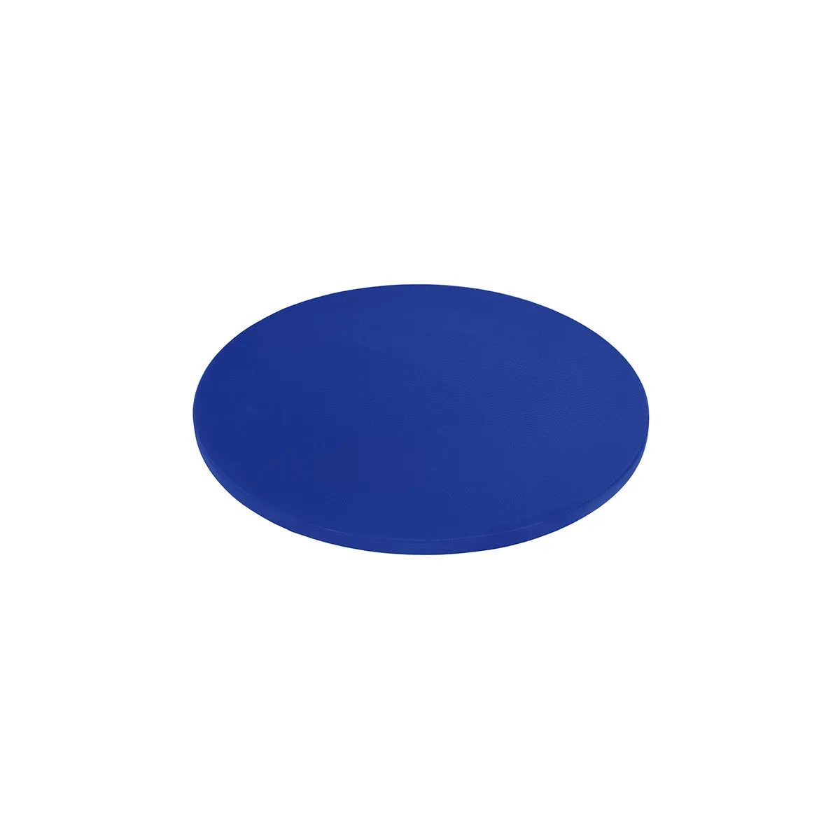CHEF INOX ROUND CUTTING BOARD PE 350x13mm BLUE (*44392-BLU*) = PACK OF 6 X EACHES