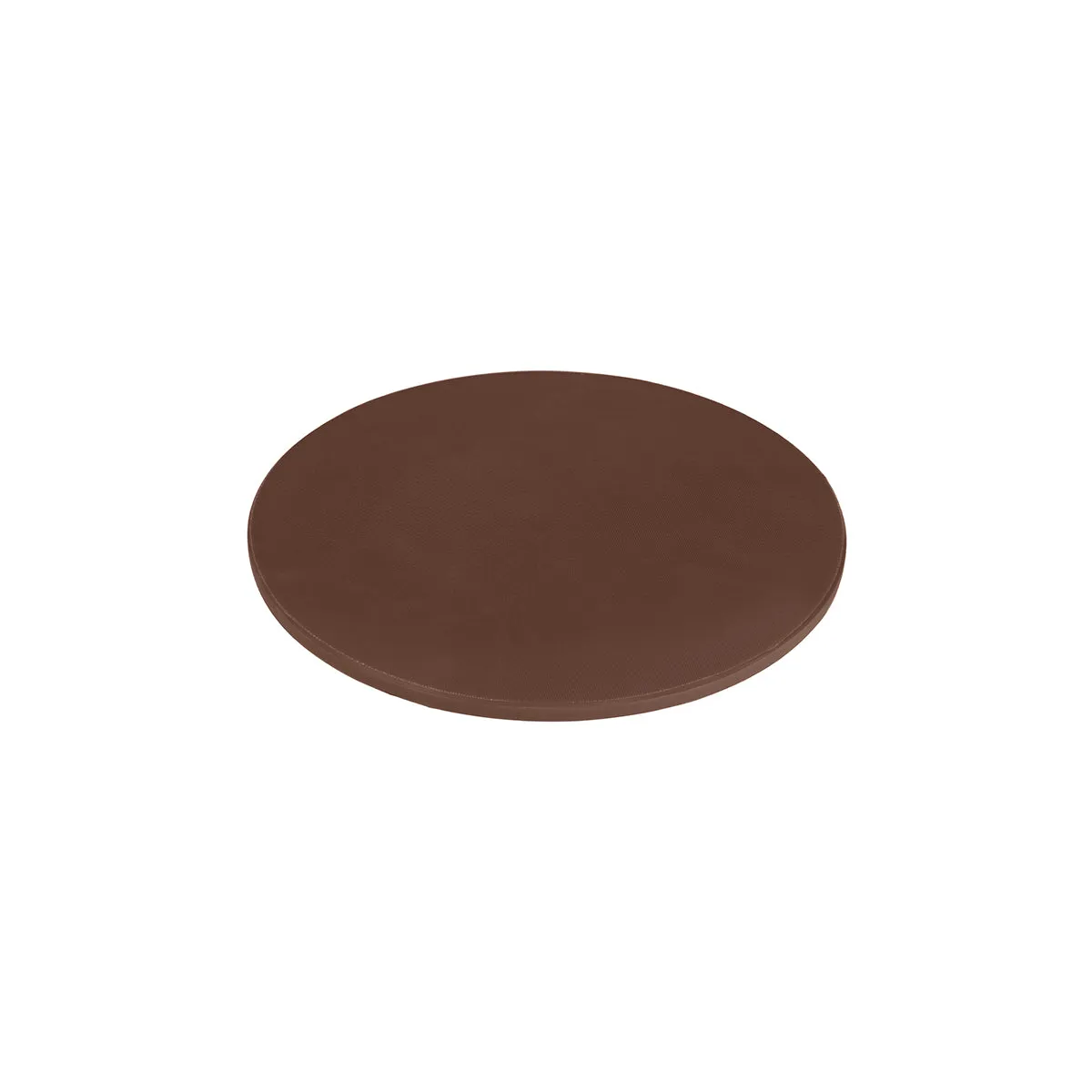 CHEF INOX ROUND CUTTING BOARD PE 350x13mm BROWN (*44392-BRN*) = PACK OF 6 X EACHES
