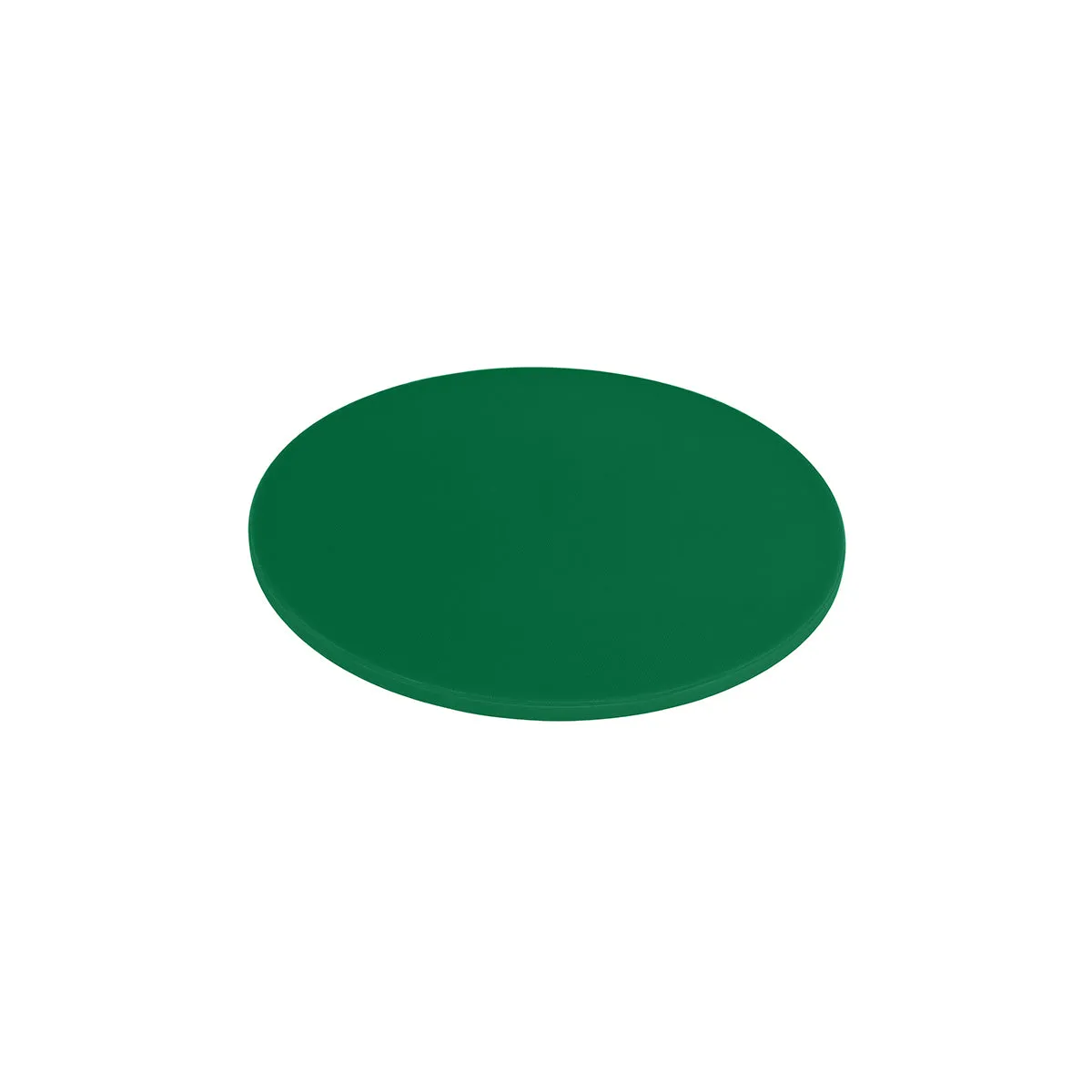 CHEF INOX ROUND CUTTING BOARD PE 350x13mm GREEN (*44392-GRN*) = PACK OF 6 X EACHES