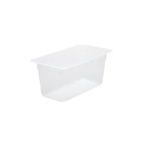 CHEF INOX GN STORAGE CONTAINER-POLYPROP GN 1/3 x150mm CLEAR (*CPP-13150*) = 1 X EACH