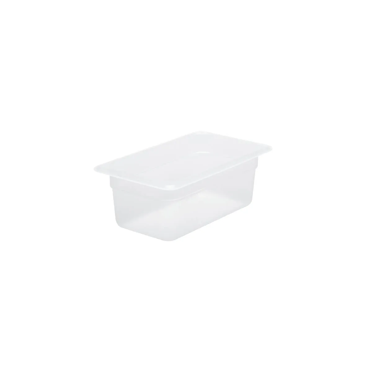 CHEF INOX GN STORAGE CONTAINER-POLYPROP GN 1/4 x100mm CLEAR (*CPP-14100*) =  1 X EACH