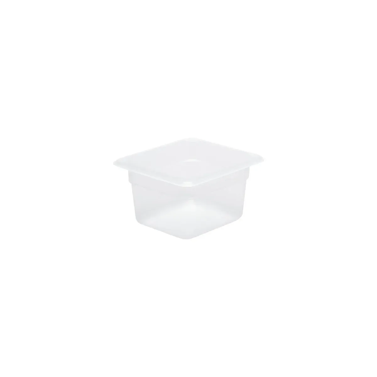 CHEF INOX GN STORAGE CONTAINER-POLYPROP GN 1/6 x100mm CLEAR (*CPP-16100*) = 1 X EACH