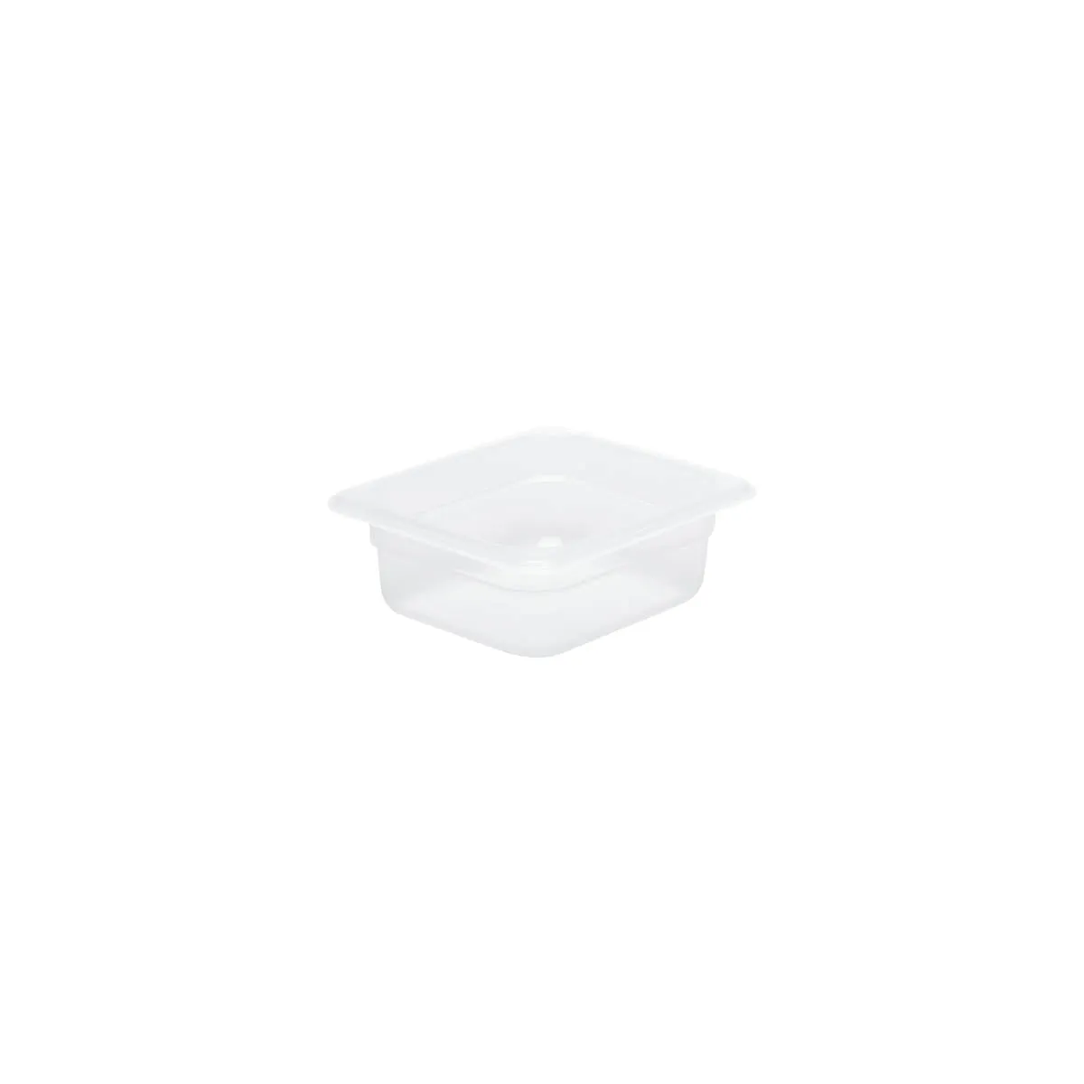 CHEF INOX GN STORAGE CONTAINER-POLYPROP GN 1/6 x65mm CLEAR (*CPP-16065*) =  1 X EACH