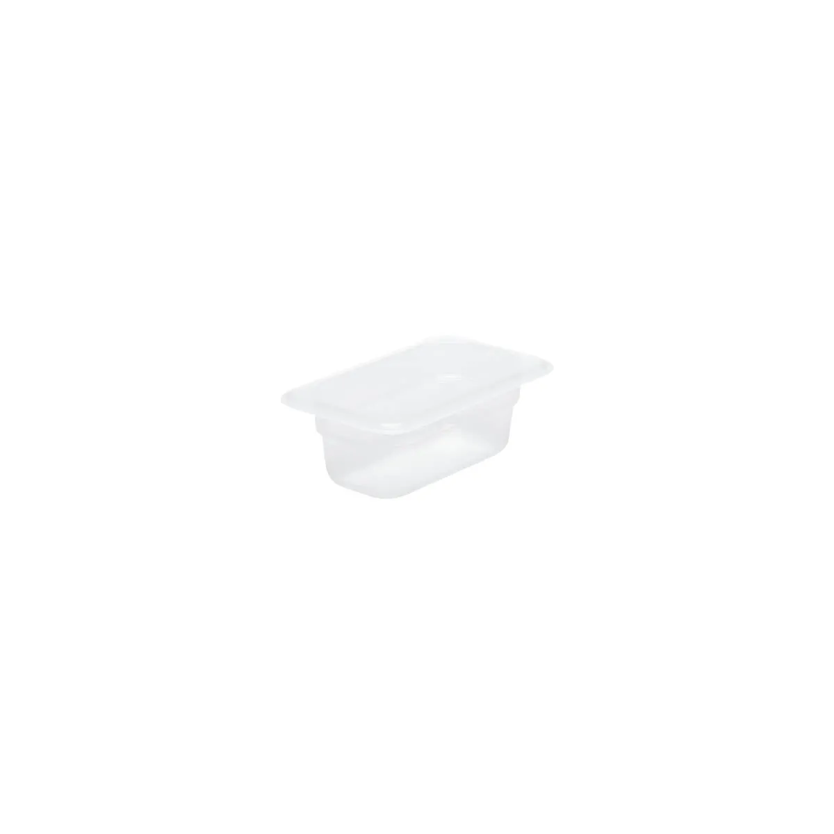 CHEF INOX GN STORAGE CONTAINER-POLYPROP GN 1/9 x65mm CLEAR (*CPP-19065*) =  1 X EACH