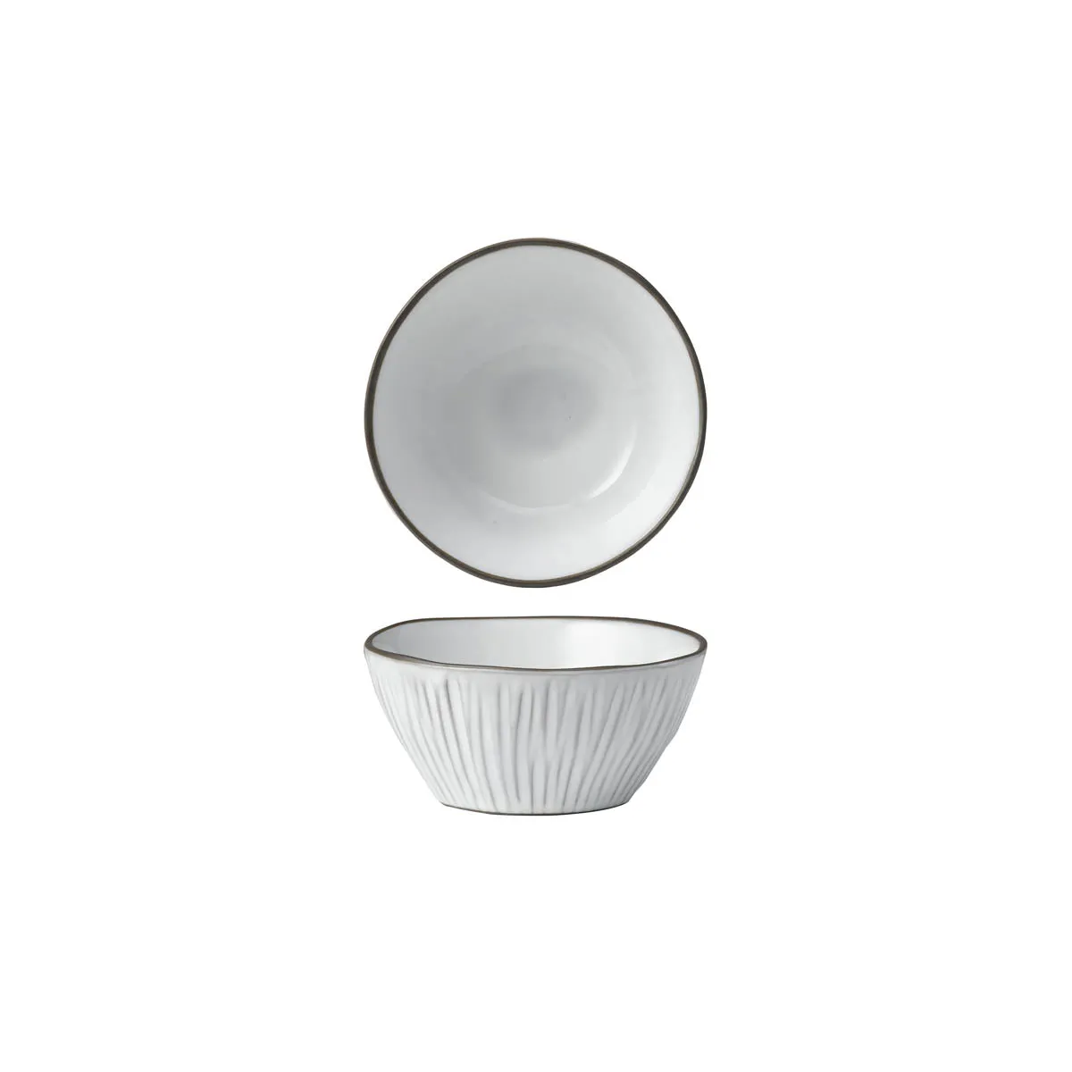 TABLEKRAFT LINEA ORGANICS CONICAL BOWL 130x63mm 400ml WHITE (*907567*) = PACK OF 5 X EACHES