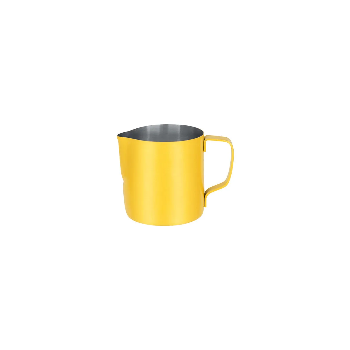 BREW MILK FROTHING JUG S/S 350ml POWDER COAT YELLOW (*BW9204*) = 1 X EACH