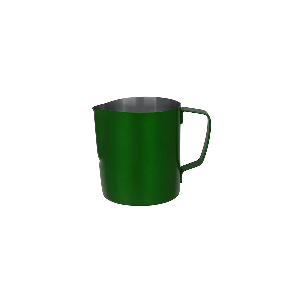 BREW MILK FROTHING JUG S/S 600ml POWDER COAT GREEN (*BW9222*) = 1 X EACH