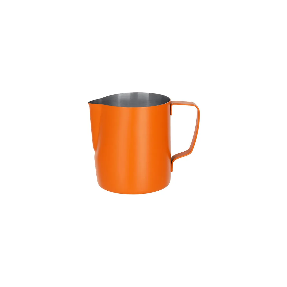 BREW MILK FROTHING JUG S/S 600ml POWDER COAT ORANGE (*BW9223*) = 1 X EACH