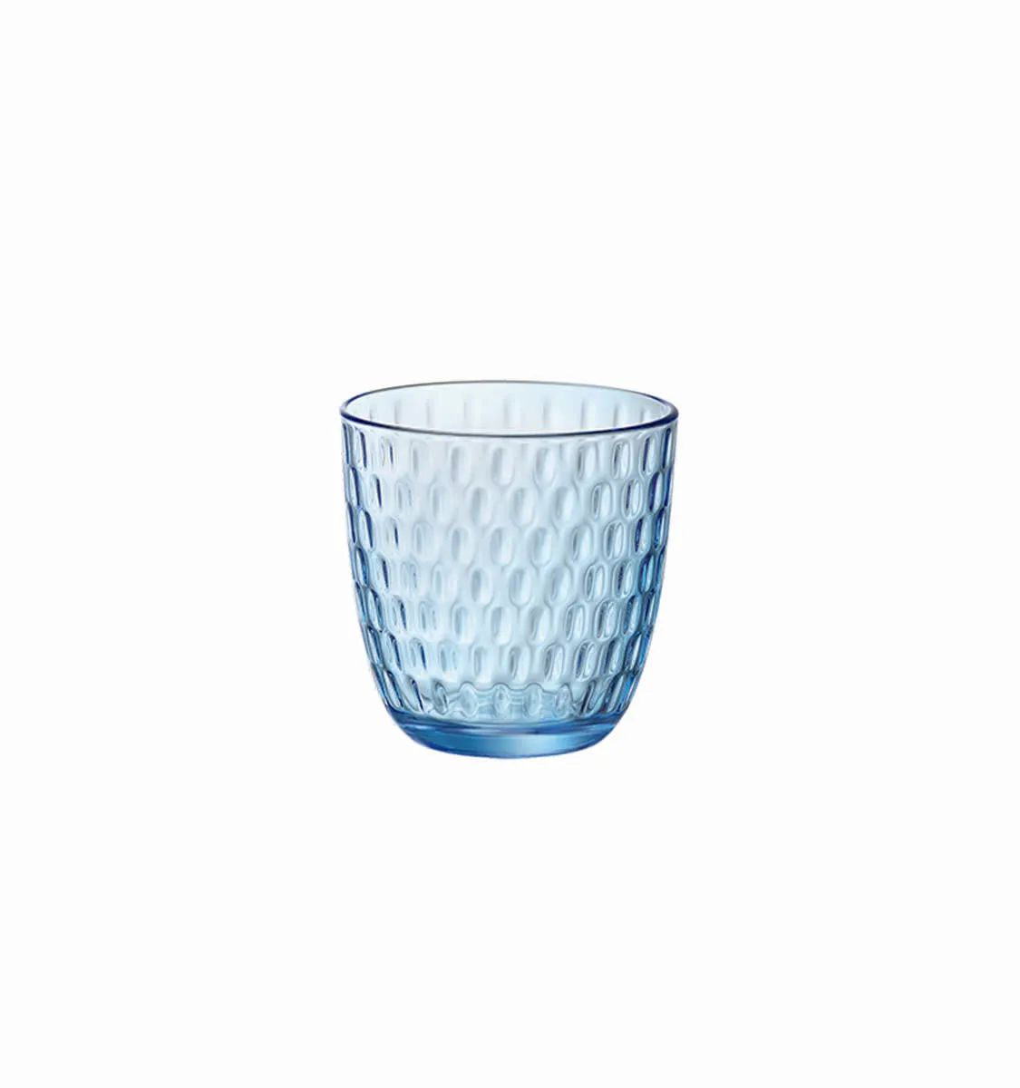 BORMIOLI ROCCO SLOT WATER 290ml LIVELY BLUE (5.80506) (*315-603*) = PACK OF 6 X EACHES